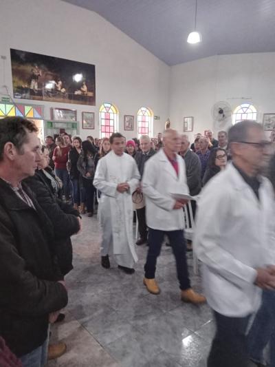 Nova Laranjeiras - Comunidade GuaraÃ­ celebra Nossa Senhora Aparecida (12/10)